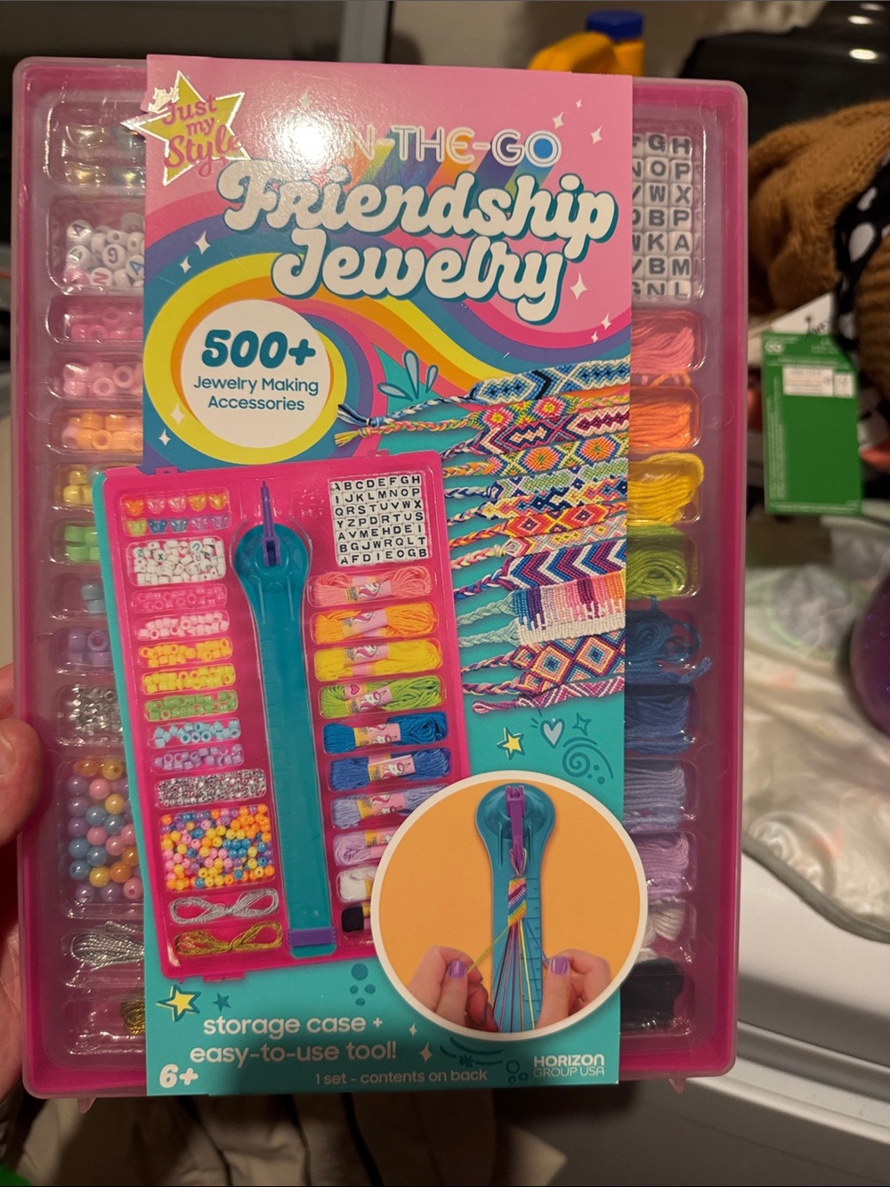 Just My Style On-The-Go Friendship Jewelry Kit - Pink